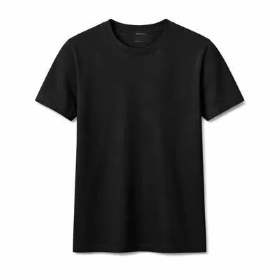 Premium Pack of 3 Crew Neck T-Shirts Black White Olive Green