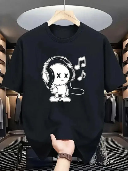 Men's Stylish Logo Printed T-Shirt ( Breathable & Comfortable )