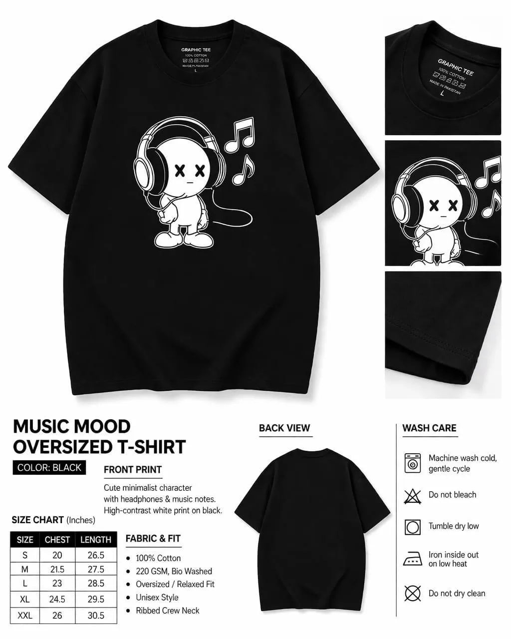 Men's Stylish Logo Printed T-Shirt ( Breathable & Comfortable )
