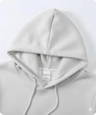 Grey Printed Hoodie "NOPE. not today" for Men